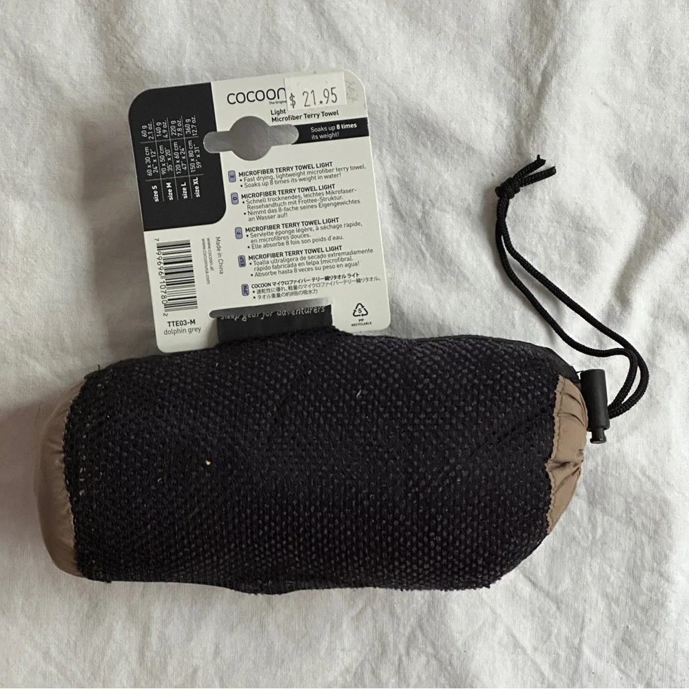 Light Microfiber Terry Towel for travel